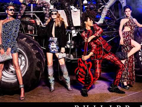 hilipp Plein - Monsters of Rock Spring Summer 2020 ADV campaign by Ellen Von Unwerth